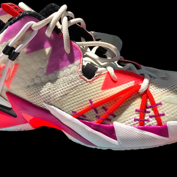 Nike Air Jordan Why Not Zero Spruce Aura-Flash Crimson Basketball Sneakers Shoes - Picture 3 of 6